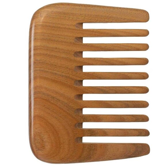 The Sandalwood Wide Tooth Hair Comb for Women and Men - Picture 1 of 6
